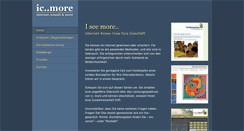 Desktop Screenshot of icmore.de