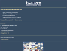 Tablet Screenshot of m.icmore.de
